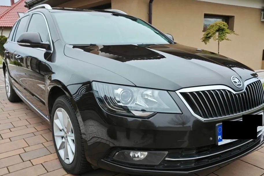 Skoda Superb Skoda Superb II, DSG, 2014 2,0 TDi, salon PL, prywatnie