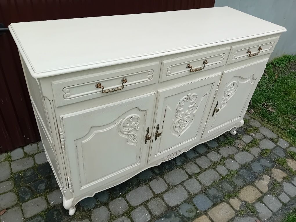 Komoda ludwikowska Shabby Chic 150cm