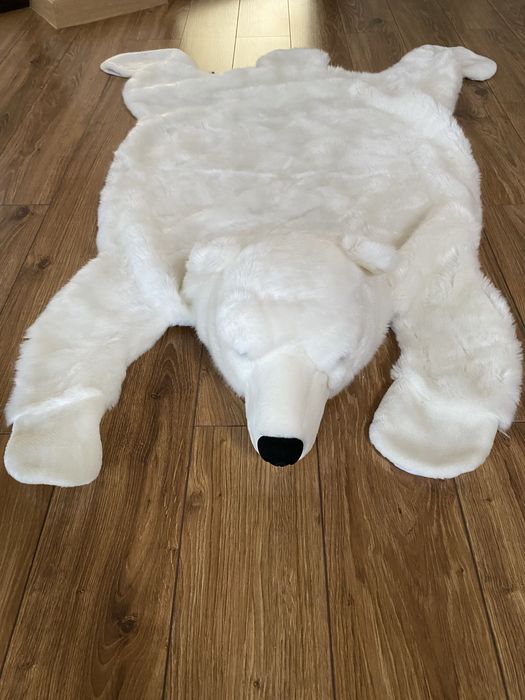 Коврик в дитячу кімнату Білий медвідь