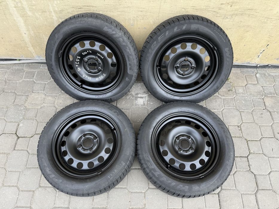 Koła Felgi 15” 4x100 + Opony Zimowe 175/65R15 Mini One Cooper Clubman