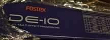 Fostex DE-10 24-bit Processador de Efeitos