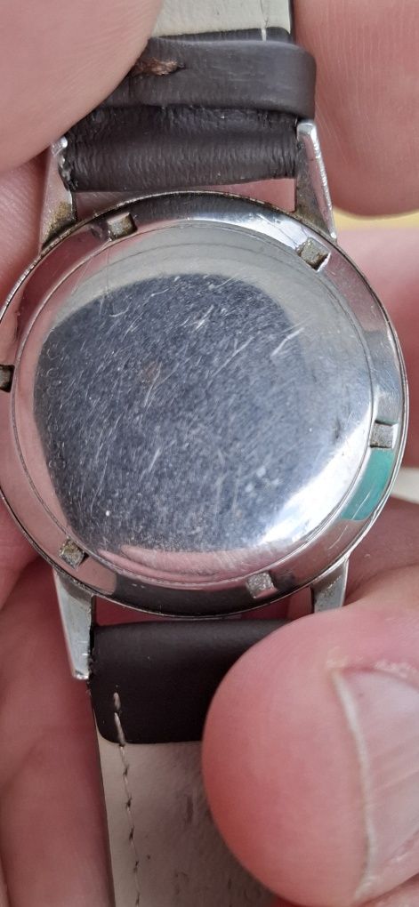 Relógio eterna matic automático militar caixa aco