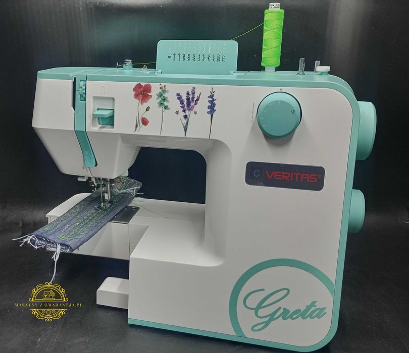 Maszyna do szycia Veritas 10 warstw jeansu, skóra  2 LATA GWARANCJI