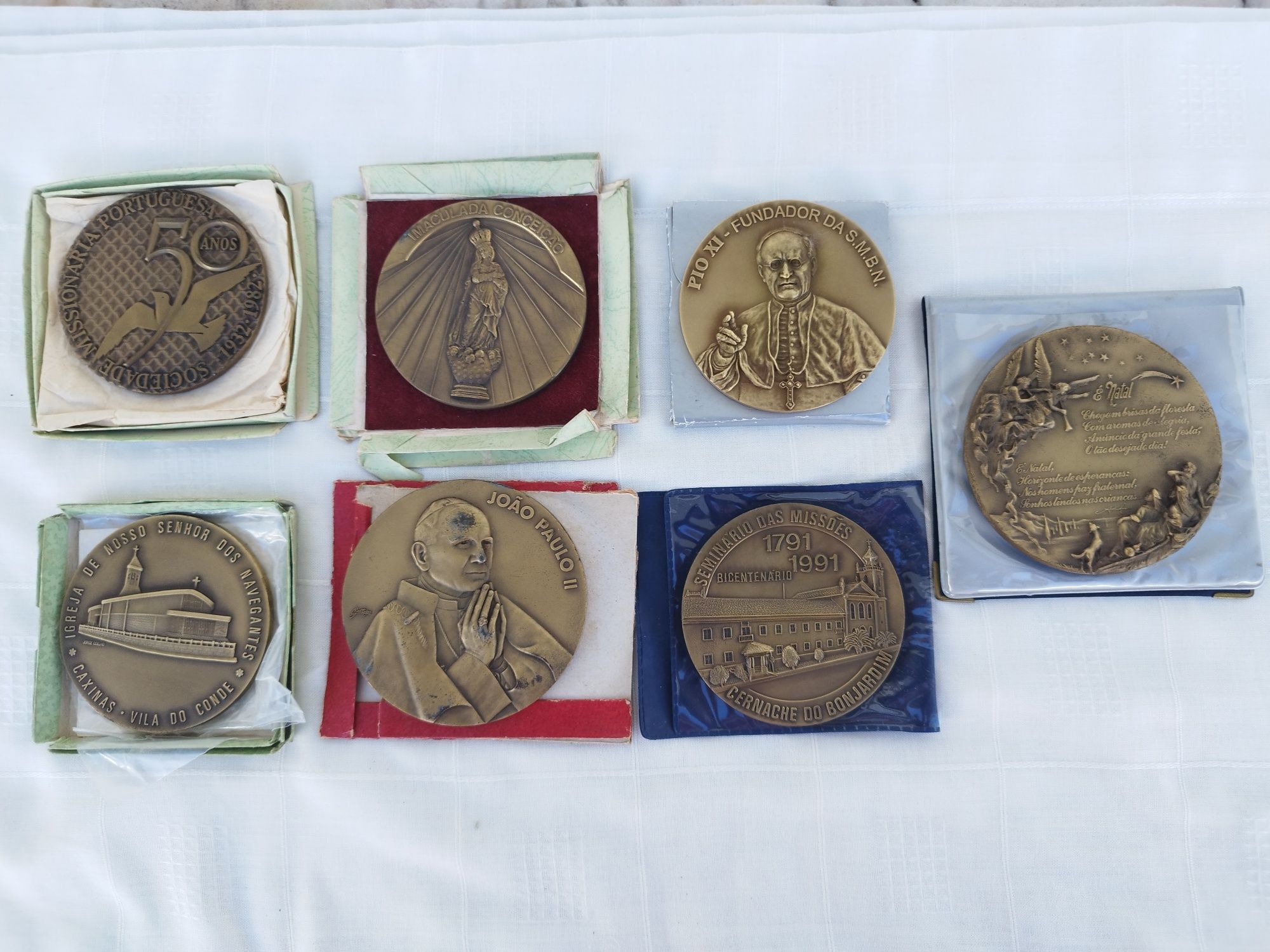 Medalhas religiosas bronze