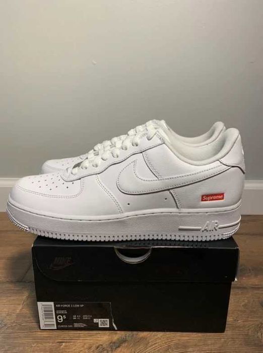 Buty meskie Nike Air Force 1 Low Supreme White R.38