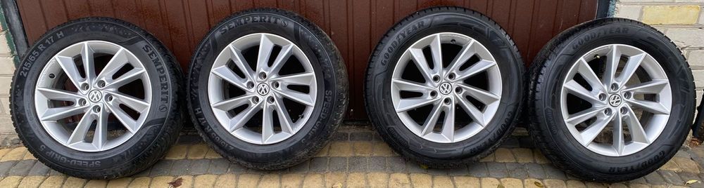 Диски з зимовою резиною 215/65  R17 на Tiguan, Skoda Kodiaq