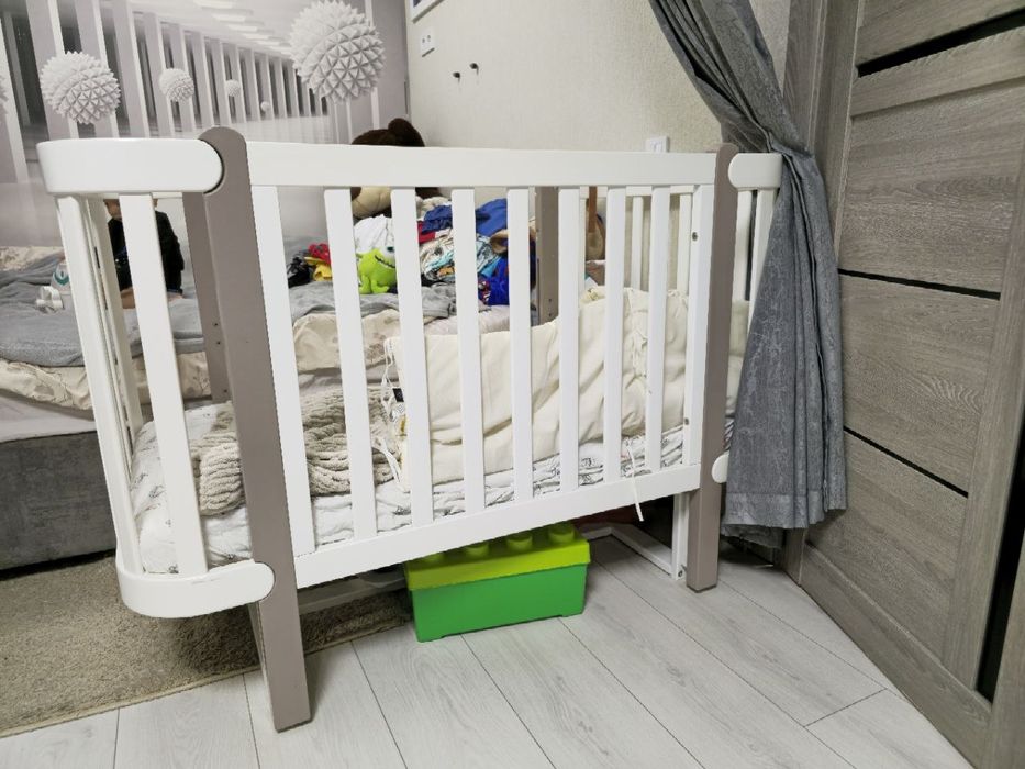 Дитяче ліжко верес монако 2 в 1 мокко