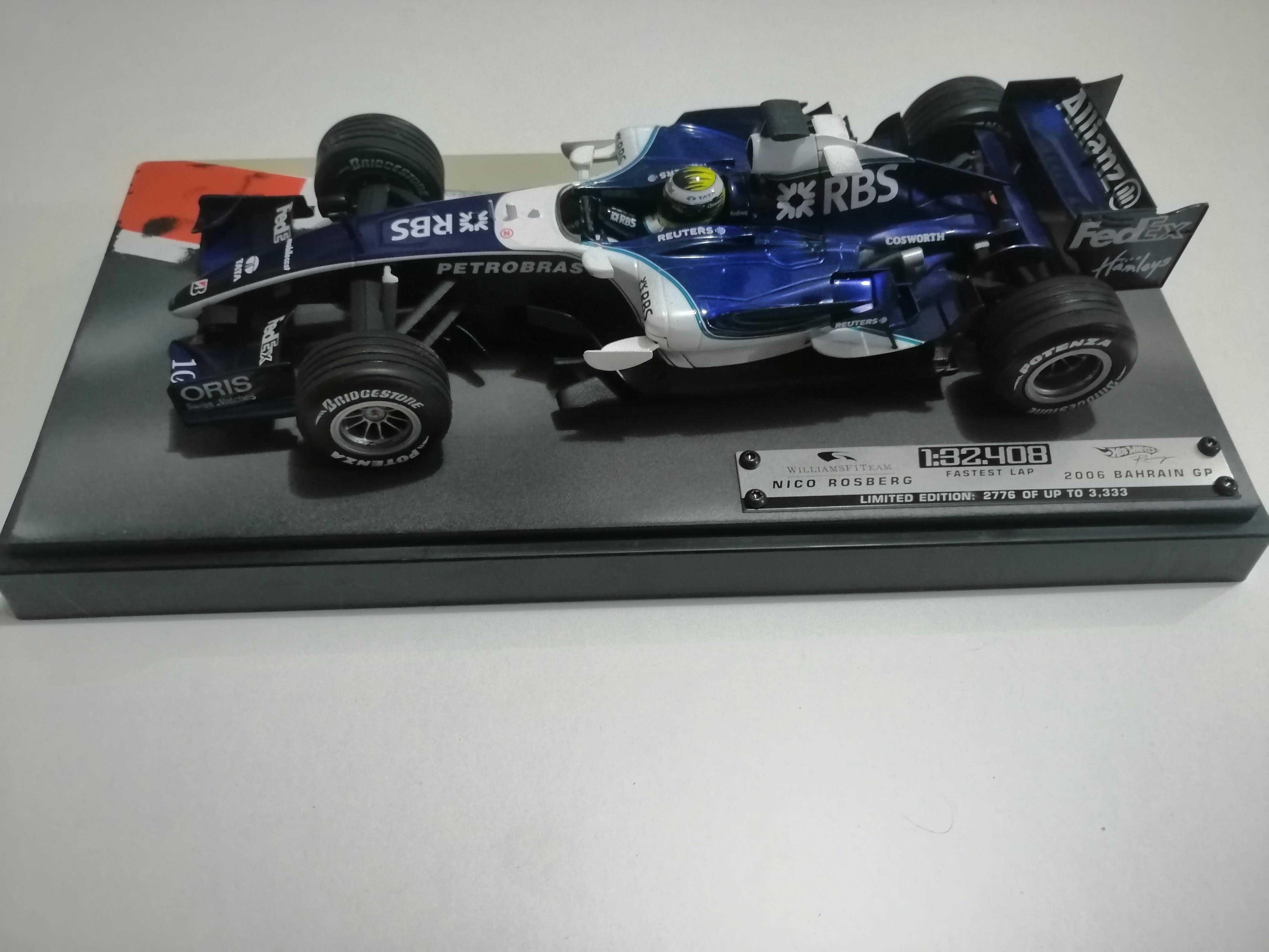 Williams Cosworth FW28 #10 Nico Rosberg Fastest Lap 1.32 - escala 1/18