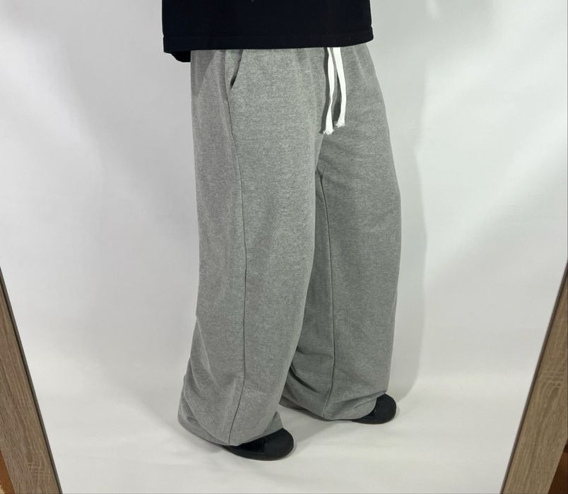 Широкі спортивні штани sweatpants baggy беггі сірі спортивки howar ava