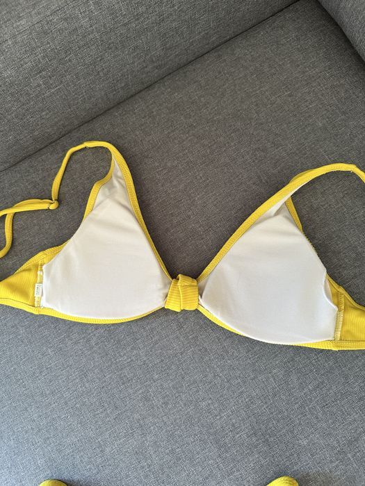 Купальник жіночий жовтий розмір S бікіні