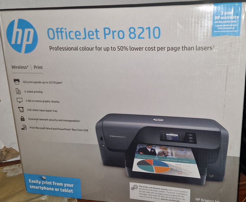 Impressora nova HP OfficeJetPro 8210