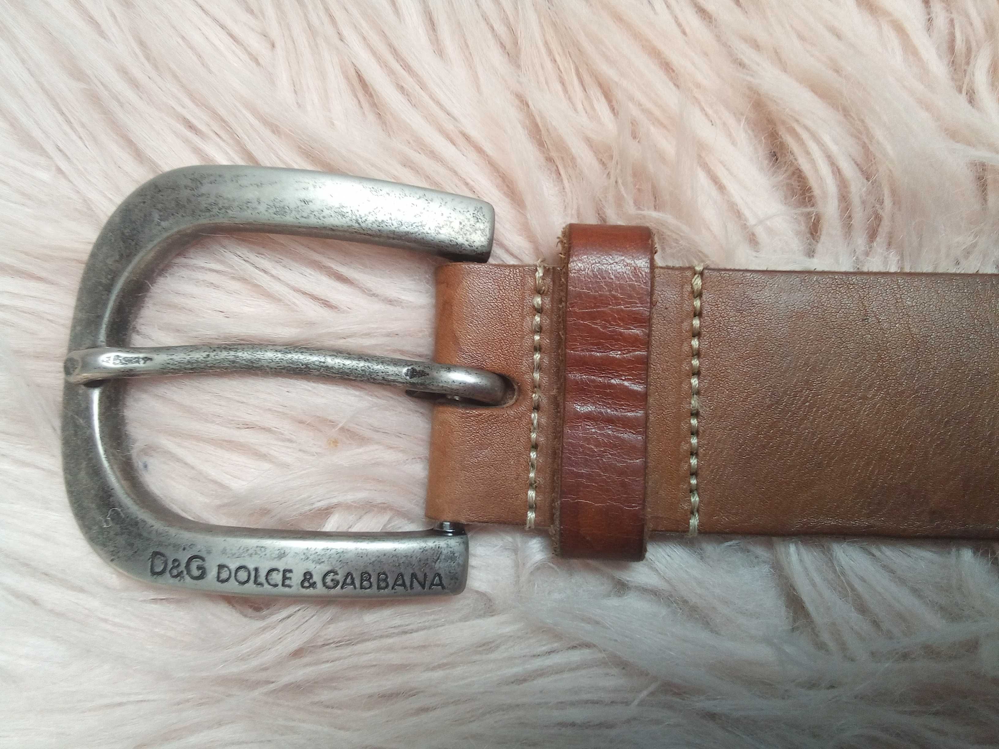 Pasek skóra Dolce Gabbana oryginalny unisex