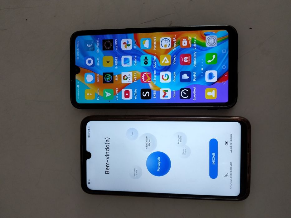 Huawei P30 lite  usados para venda os dois por 150€