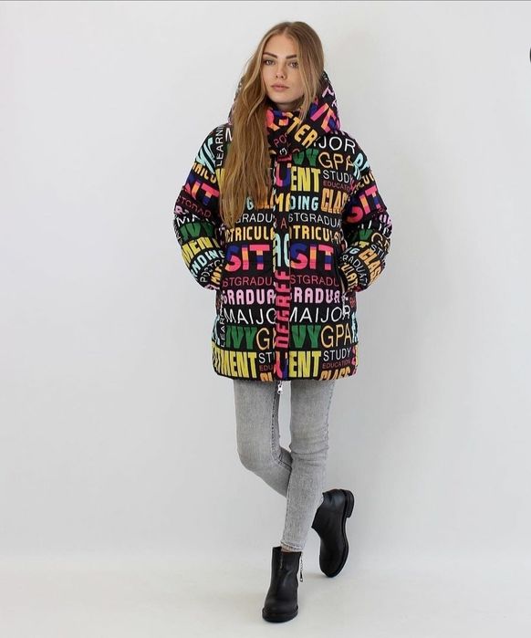 Пуховик,куртка двусторонняя