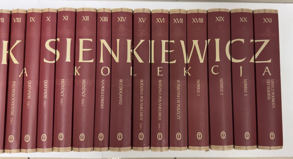 Henryk Sienkiewicz wielka kolekcja 21 tomów