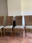 Conjunto de 6 cadeiras de verga