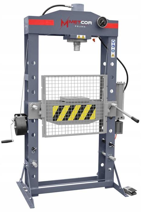 Prasa Hydrauliczna Pneumatyczna Warsztatowa Metcor 50T
