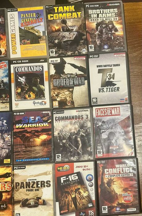 Coleção de Videojogos para PC antigos