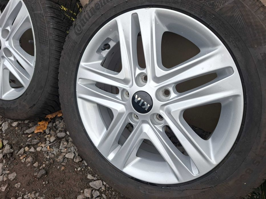 [K101] KOŁA ZIMOWE,ALUFELGI 16'' 5x114,3 ORYGINAŁ KIA+205/55R16.
