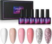 zestaw lakierów do paznokci hybrydowych 6x8ml nailwind gel polish set
