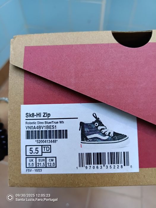 Botas Vans menino