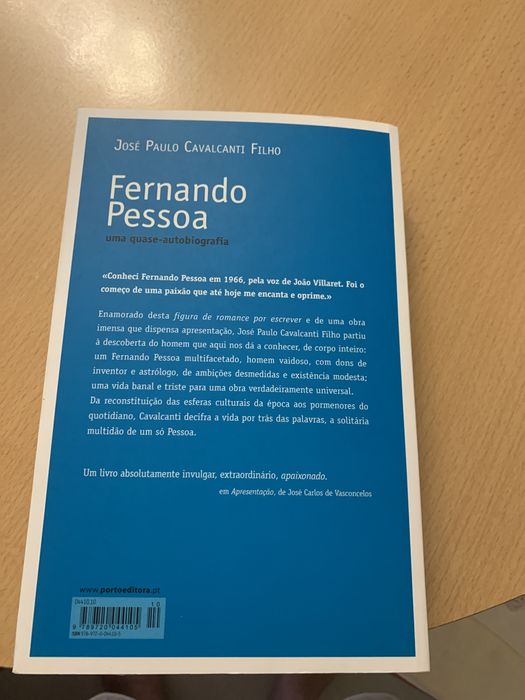 Vendo Fernando Pessoa, de Jose Paulo Cavalcanti Filho