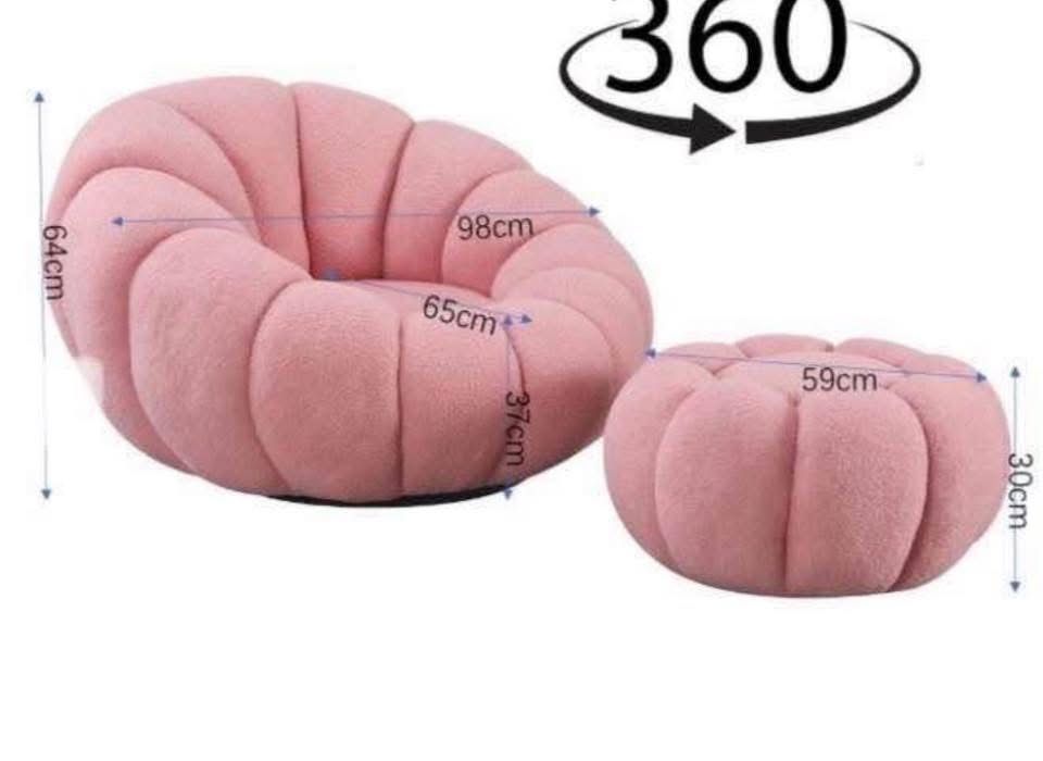 Pufa dynia sofa fotel bezowe buckle bez cala Polska obrotowa