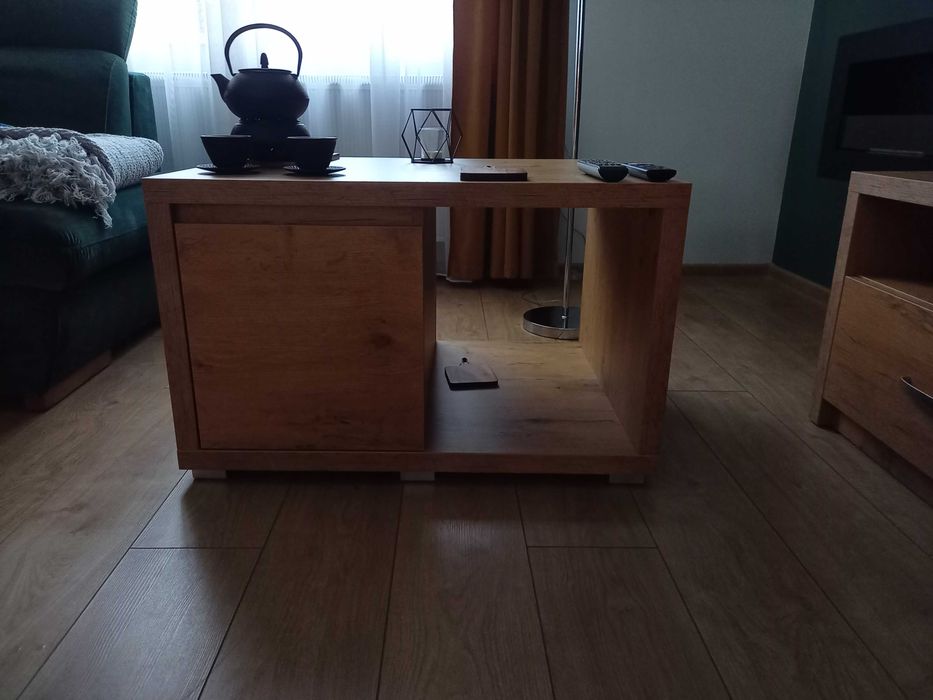 Meble do salonu - dąb craft złoty.