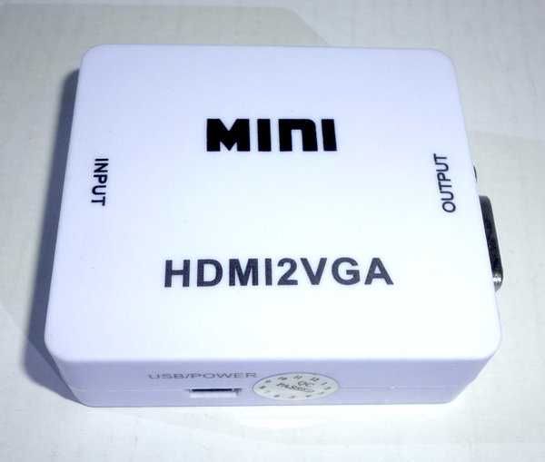 Переходник HDMI - VGA со звуком