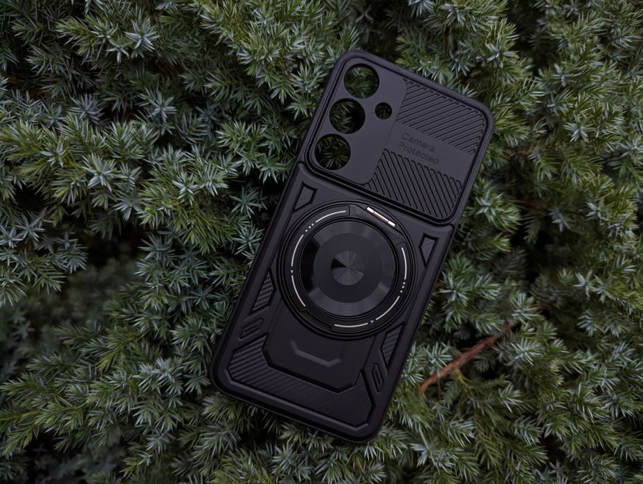 Samsung Galaxy S24 + Plus Ultra противоударный чехол с кольцом Magfit