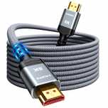 Kabel HDMI o długości 10 m, 48Gbps HDMI w oplocie 4K120Hz 7680P