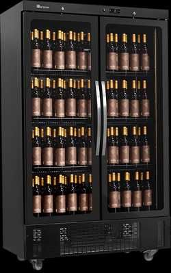 Cave de Vinhos Industrial Refrigerada com 2 Portas- NOVA- 280 garrafas