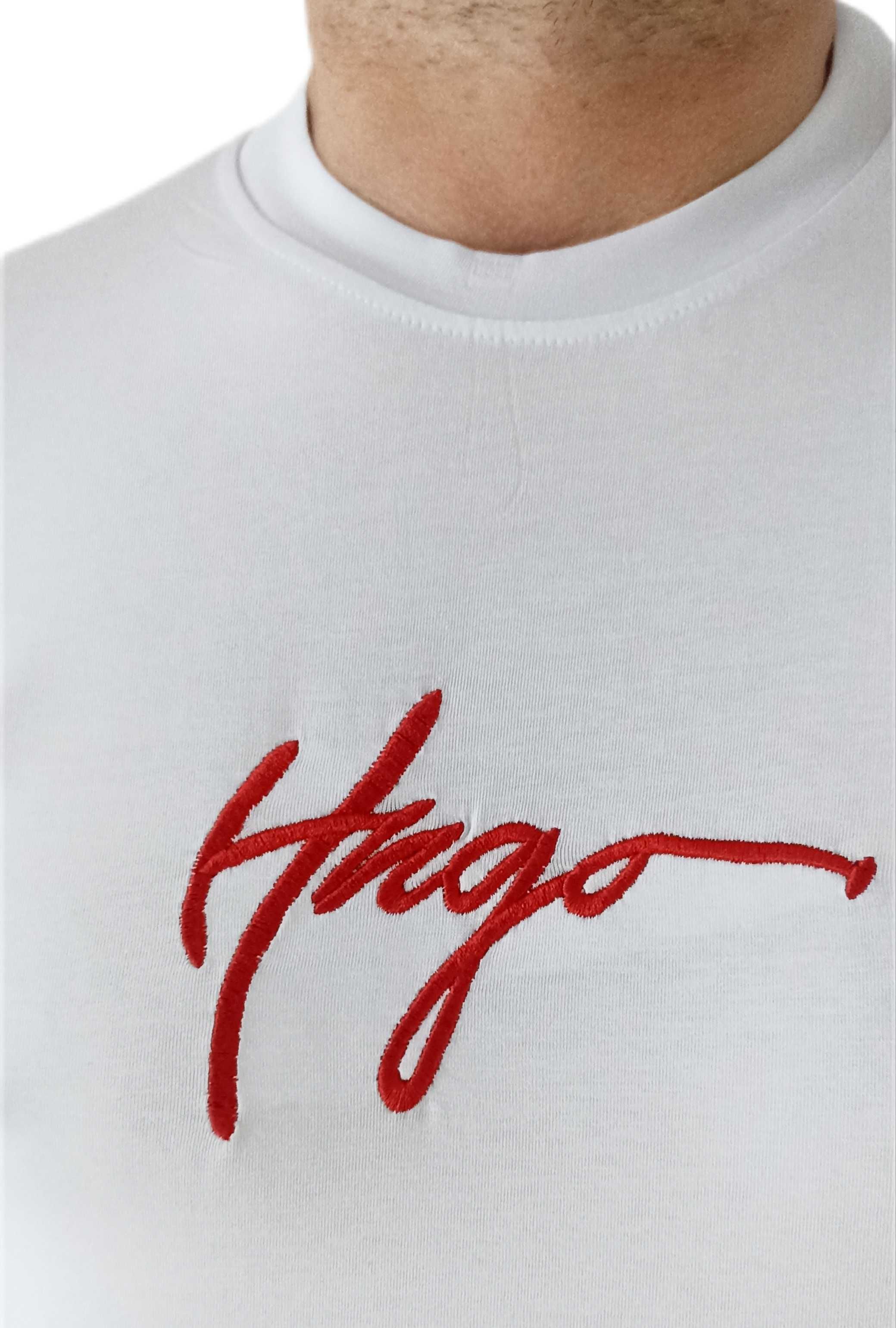 Hugo Boss T-SHIRT koszulka biała r,L,XL,XXL