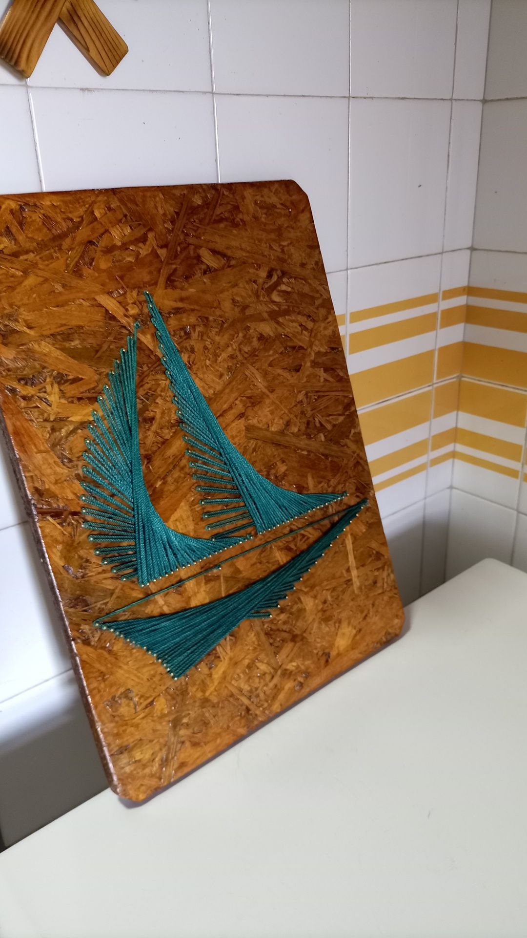 Quadros stringart (barco)