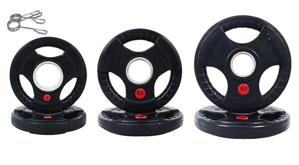 Zestaw żeliwne obciążenia na siłownię olimpijskie fi 50mm