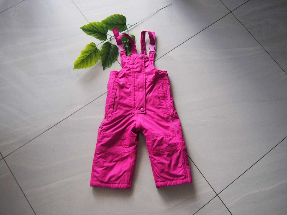 Spodnie ocieplane zimowe 74/80 cm