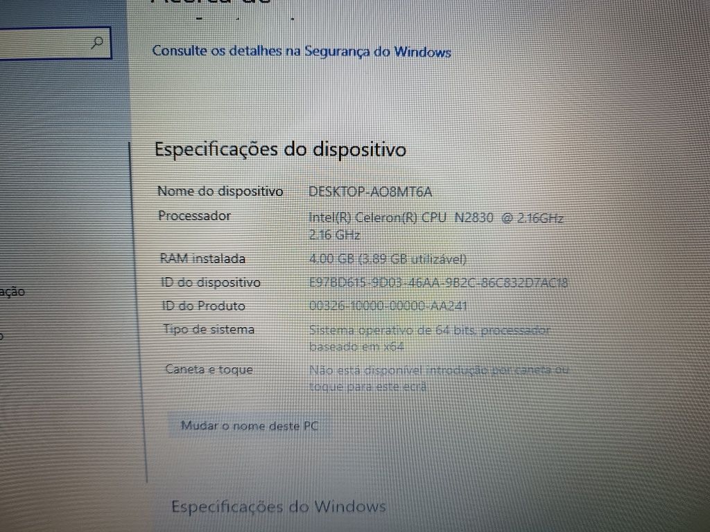 Portátil ASUS f553M