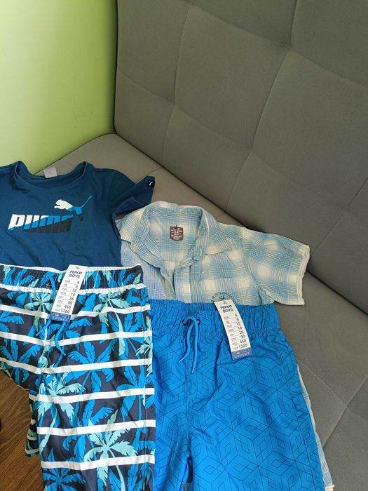Letnie ubrania chłopięce 140-146