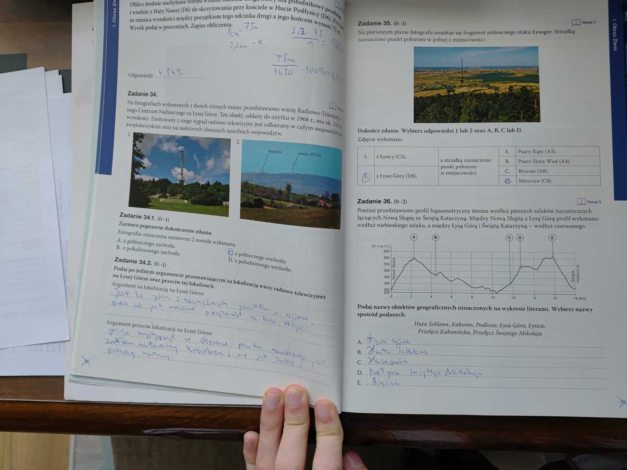Maturalne KARTY pracy z geografi rozszerz. 1,2 i 4