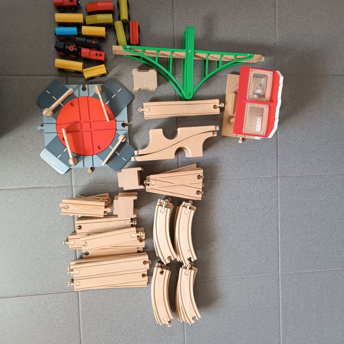 Ікея залізна дорога залізниця Ikea + додаткові елементи, 76 елементів