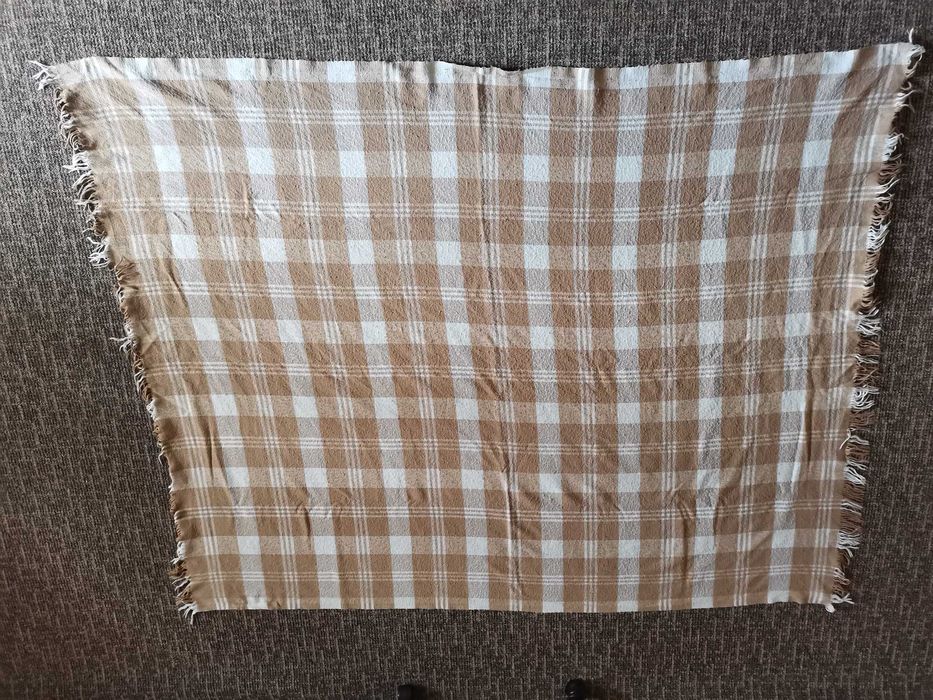 Плед шерстяной теплый