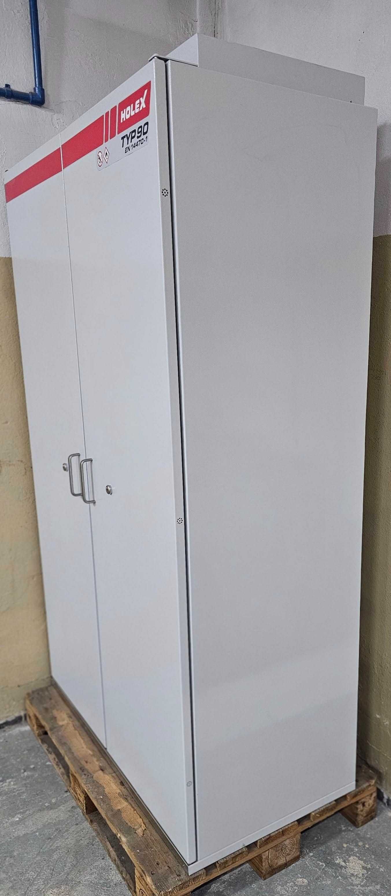 Szafa ogniotrwała/ ognioodporna na chemikalia akumulatory HOLEX typ 90
