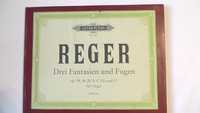 Nuty na organy Reger Drei Fantasien und Fugen op. 29, 46, 57