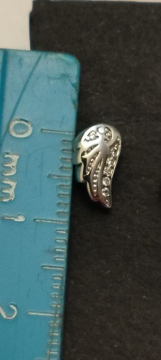 Brincos em prata asa de anjo