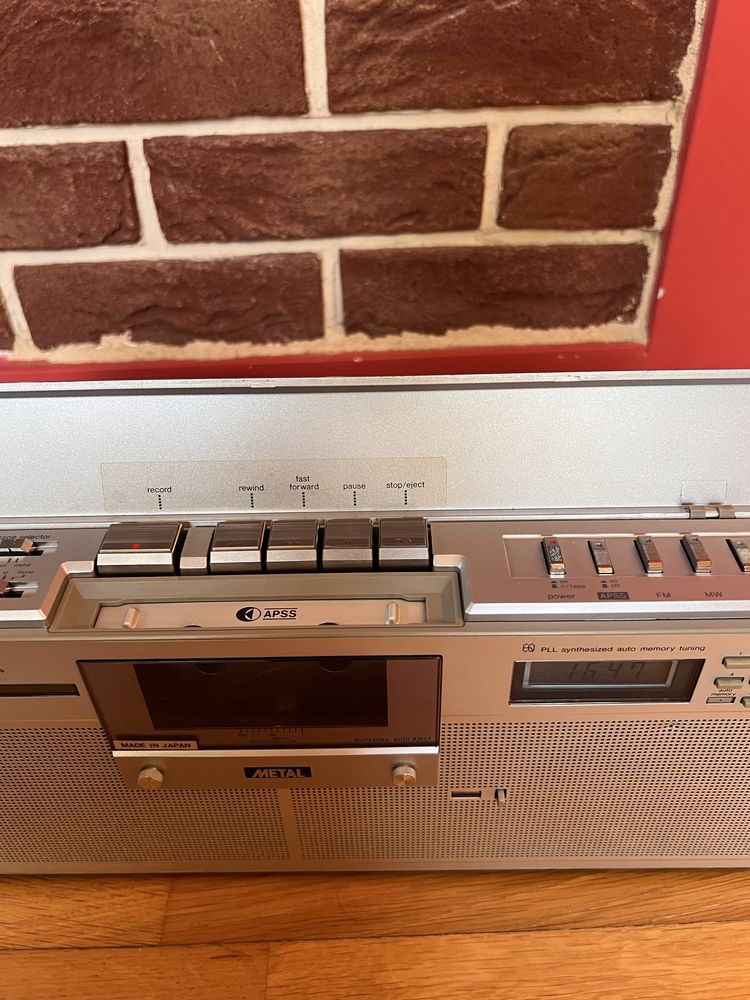 Рідкісна ретро магнітола Sharp GF-8E (Made in Japan, 1980)