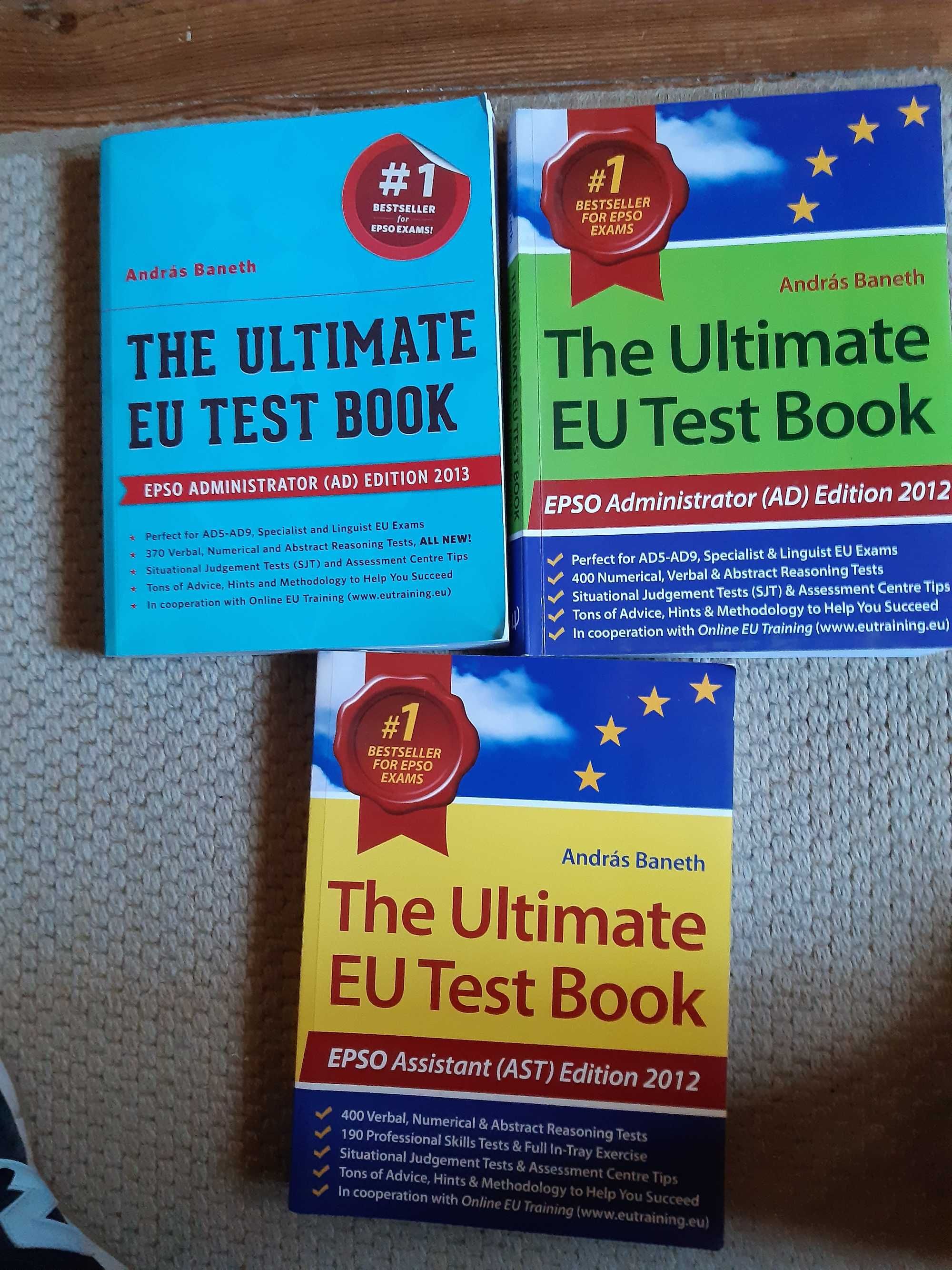 Vendo livros para Concursos União Europeia