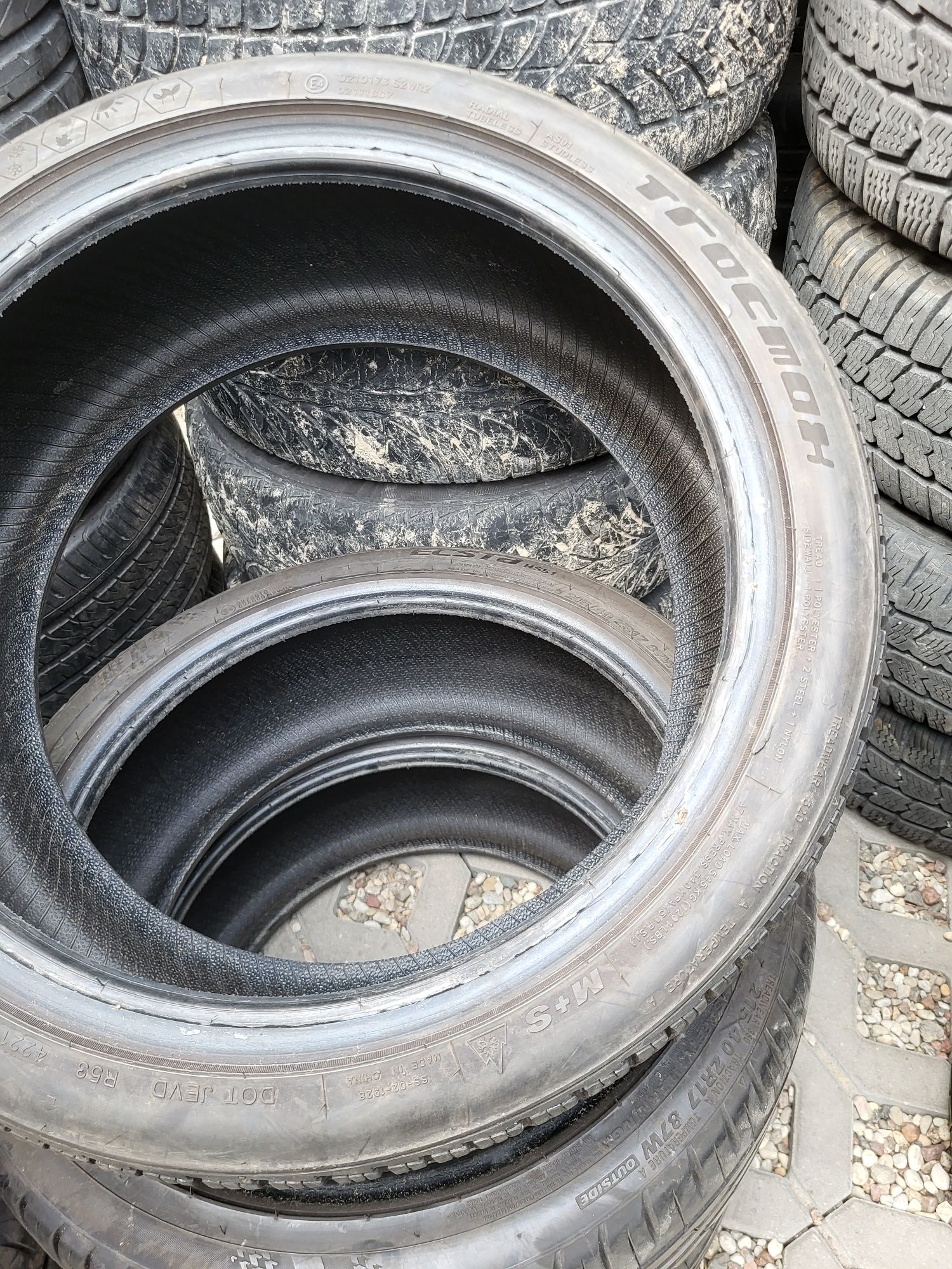 [2szt] Tracmax 215/40 r17 Całoroczne /// 6,35mm!!! 2021r MONTAŻ