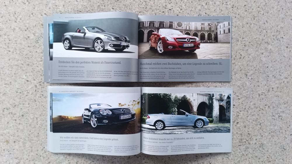 Mercedes Benz PERSONENWAGEN Program paleta modeli 2005 rok. Prospekty