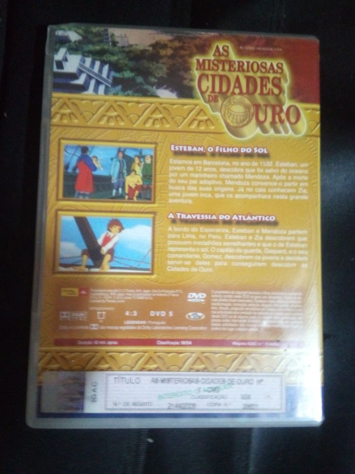 Filme em DVD - As misteriosas cidades de Ouro