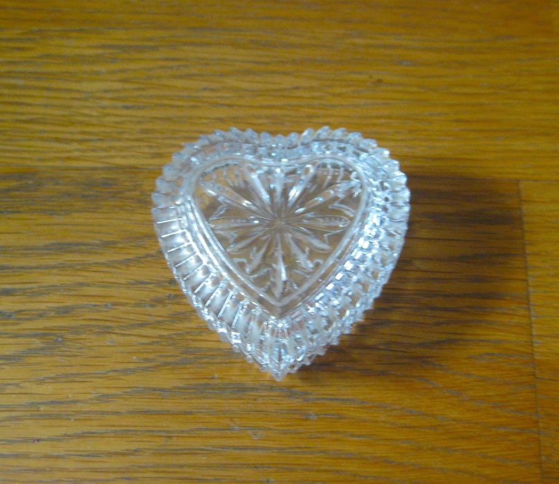 Guarda Joias em Cristal em forma Coração